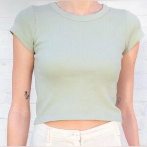 John Galt Green Hailie Basic T-Shirt